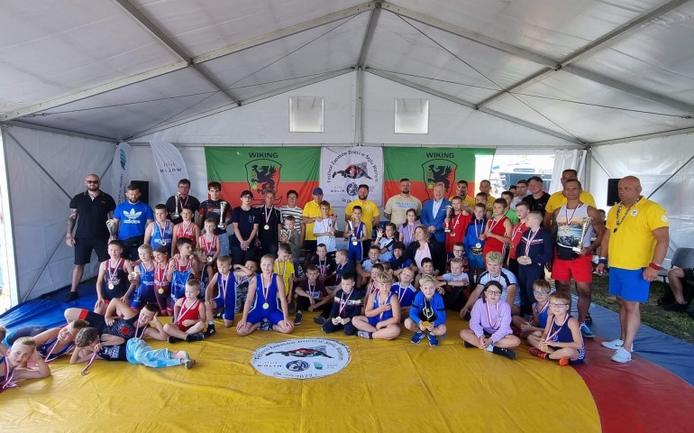 Nasi zawodnicy walczyli dzis na Festiwalu zapasów w Wolinie 6.8.2022